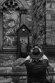 Touristen in Edingburgh