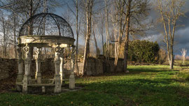 Im Garten von Schloß Schwarzenau (Waldviertel)