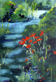 Vorgarten, Acryl, 70x100, 2012