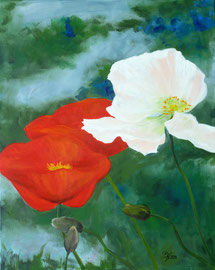 Island Poppies, Acryl, 80x100, 2011
