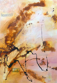 Kunst 2, Mixed Media auf Leinwand, 70x100, 2013