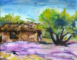 Provence, Aquarell, 24x32, 2012