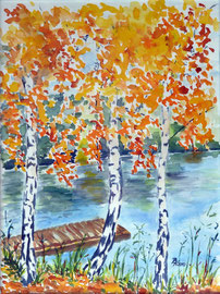 Herbst 3, Aquarell, 30x40, 2010