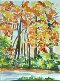 Herbst 2, Aquarell, 30x40, 2010