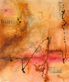 Kunst 1, Mixed Media auf Leinwand, 2013