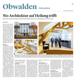 Obwaldner Zeitung vom 10.11.2025