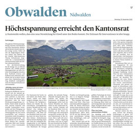 Obwaldner Zeitung vom 23.12.2025