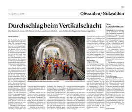Obwaldner Zeitung vom 27.09.2025