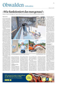 Obwaldner Zeitung vom 23.06.2025