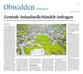 Obwaldner Zeitung vom 08.05.2025