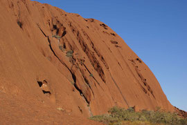 Auswaschungen am Monolith