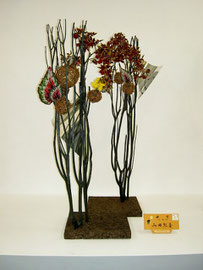 2009　花展出瓶作品