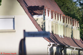 Herrliches Bokeh, das Straßenschild befand sich in etwa 30m Entfernung