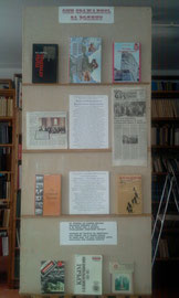 Выставка книг ко дню освобождения Украины от немецко-фашистских захватчиков "Они сражались за родину"