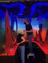 Ferrero+ Netflix: Strange Things, Aufbau Gamescom unser Dioramas