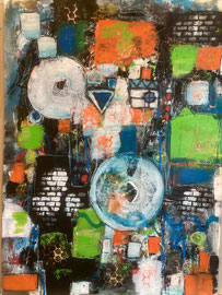Acryl auf Papier