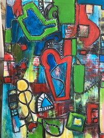 Acryl auf Leinwand 50 x 70 cm