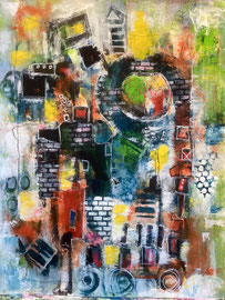 Acryl auf Papier