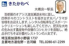 道の駅「きたかわべ」　埼玉県加須市