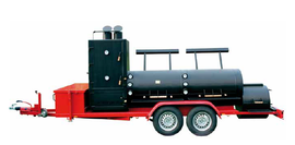 30" Extended Catering Smoker Trailer