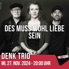 Kabarett Birgit Denk Trio Des muss Liebe sein November