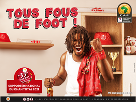 Campagne: CHAN2020, Marque: 33 Export,  Photographe: Zacharie Ngnogue, DA: Julien Serge Thomas PICKER, Agence: voodoo, Client: Brasserie du cameroun