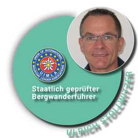 stattlich Bergwanderführer Ulrich "Ulli" Stollwitzer