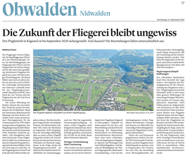Obwaldner Zeitung vom 12.12.2024