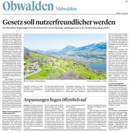 Obwaldner Zeitung vom 07.06.2024