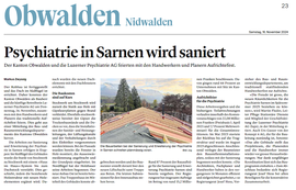 Obwaldner Zeitung vom 16.11.2024
