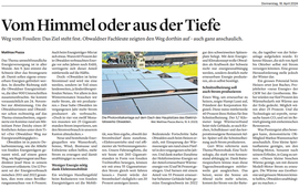 Obwaldner Zeitung vom 18.04.2024