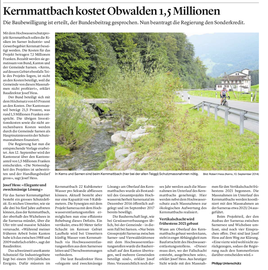 Obwaldner Zeitung vom 09.07.19