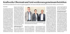 Obwaldner Zeitung vom 03.02.2022