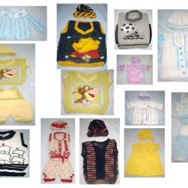 Lindos conjuntos para bebes y niños tejidos por Bárbara!!