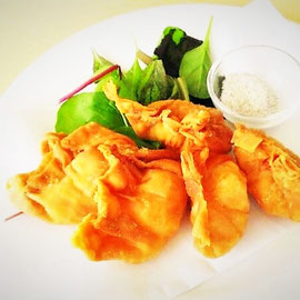 揚げ　海老ワンタン
