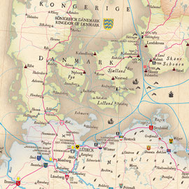 Mapa de la Liga Hanseática