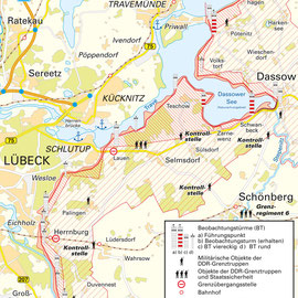 Innerdeutsche Grenze bei Dassow