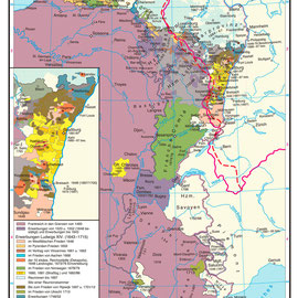 Entwicklung der Ostgrenze Frankreichs