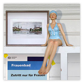 Neuheit StadtSichten Zürich: Frauenbad Sonnenanbeterin