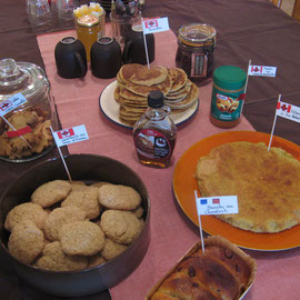 beurre de cacahuètes, cranberries, sirop d'érable...