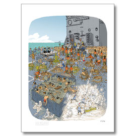 Passage ligne - Tirage d'auteur