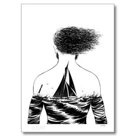 La mer dans la peau-Tirage d'auteur