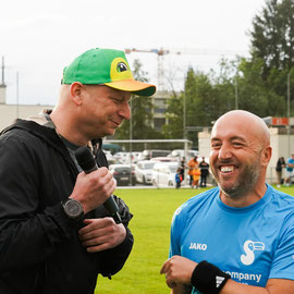 Urs Sahli, Moderation und Animation Benefizspiel FC Shoppyland vs. FC Schönbühl