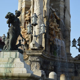 Font de la Plaça Espanya. 2018. Imatge: Raúl Sanz.