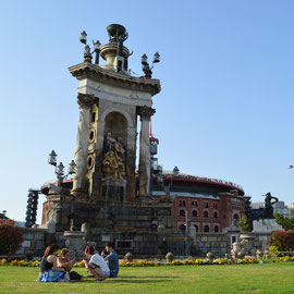 Font de la Plaça Espanya. 2018. Imatge: Raúl Sanz.