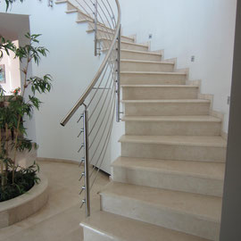 upstairs
