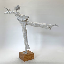 Puristische Skulptur - Pappmache/mixed media - 45 x 30 x 7 cm - Galerie Tobien Husum