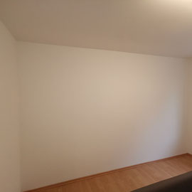 Schimmelsanierung mit hoch wirksamer Innendämmung fertiggestellt nicht sichtbar.
