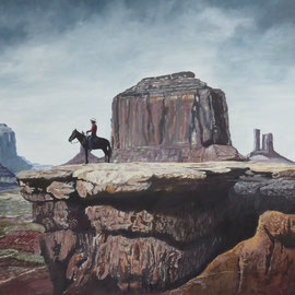 MONUMENT VALLEY / ACRYLIC ON PANELS / 40X50 CM / SOLD