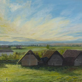 WAUWILERMOOS / ACRYLIC ON CANVAS / 40X50 CM / CH 1700.-